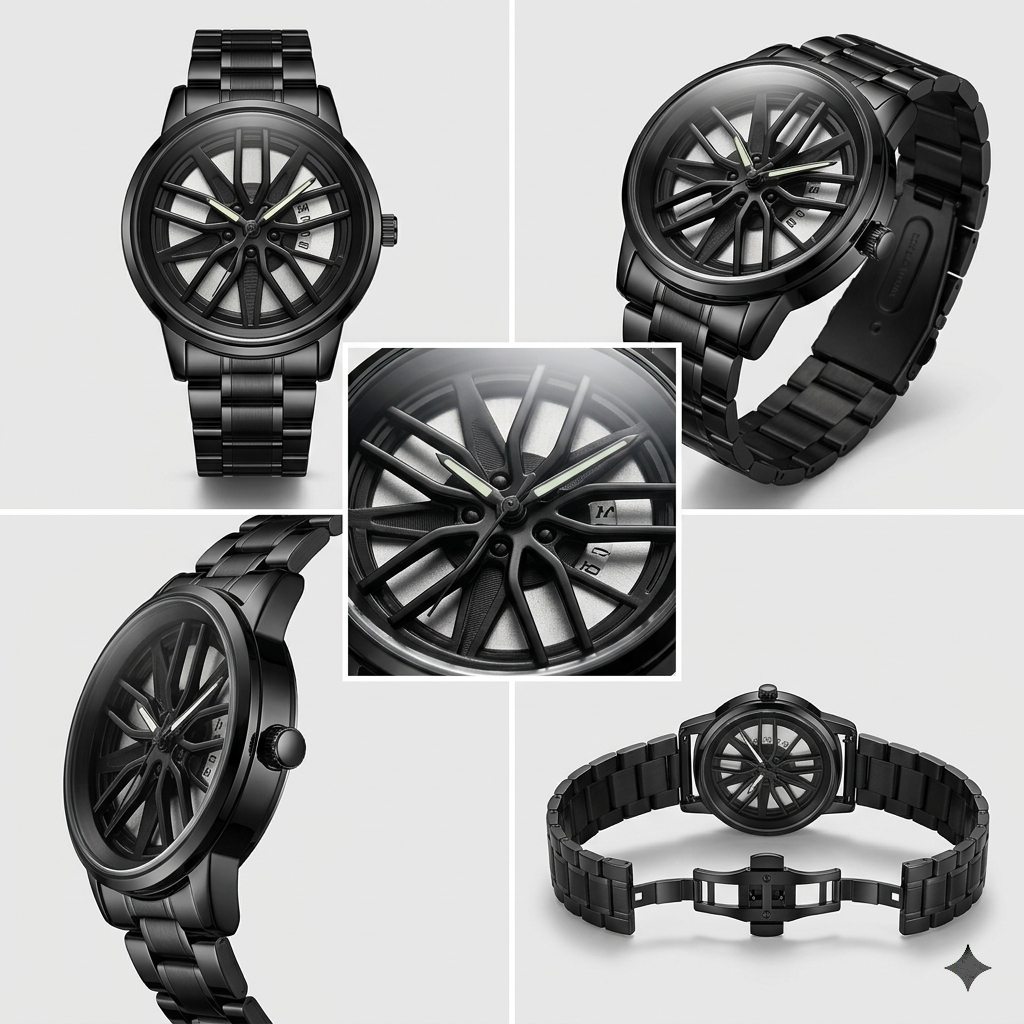 Apex Stealth Car Wheel Rim Watch