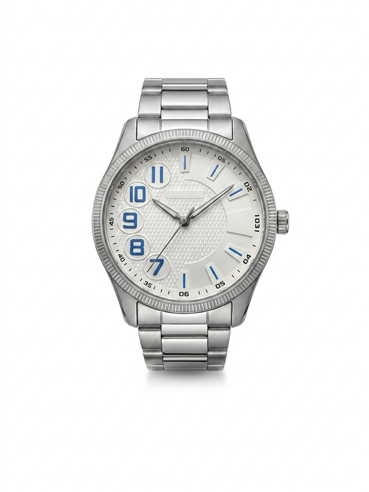ChronoLux Silver Stainless Steel Watch