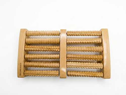 Wooden Foot Massager Roller for Relaxation & Pain Relief